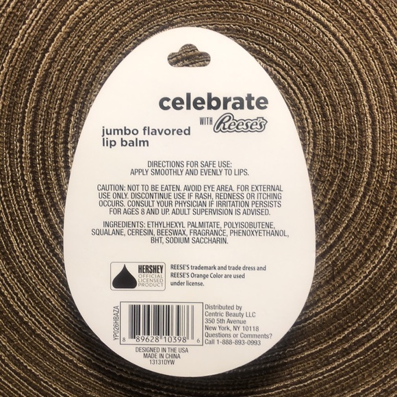 Reese’s Jumbo Lip Balm Peanut Butter Chocolate - Picture 2 of 2